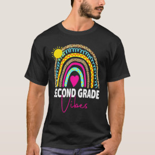 2nd Grade Vibes First Day Back To School Teacher K T-Shirt