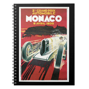 2nd Grand Prix Automobile de Monaco Notebook