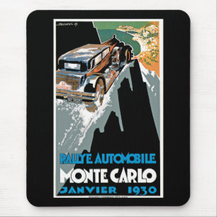 2nd Grand Prix Automobile de Monte Carlo Mouse Mat