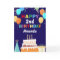 2nd Happy Birthday Colourful Balloon Cake Navy Blu