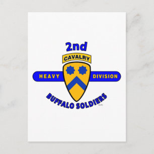 2ND HEAVY CAVALRY DIVISION "BUFFALO SOLDIERS" POSTCARD