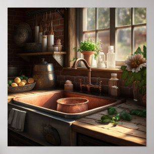 2nd in the Farm Life Kitchen series of prints