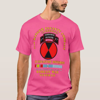 2nd Inf Company 7th ID w KOREA SVC X T-Shirt