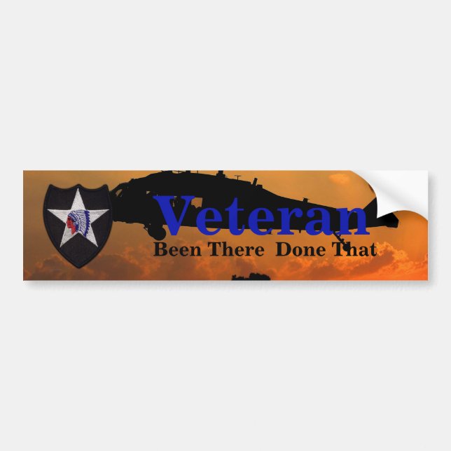 2nd INF DIV ID infantry veterans vets Bumper Sticker (Front)