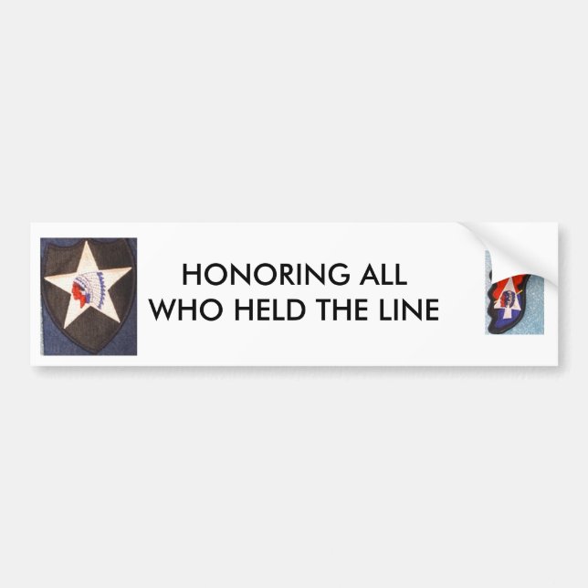 2nd Inf Div  Imjin Scout Bumper Sticker (Front)