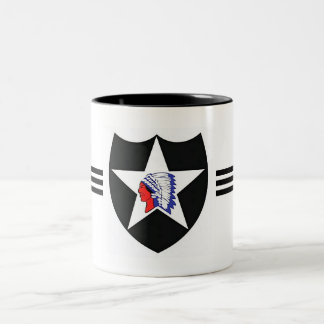 2nd Infantry Div. - Army Two-Tone Coffee Mug