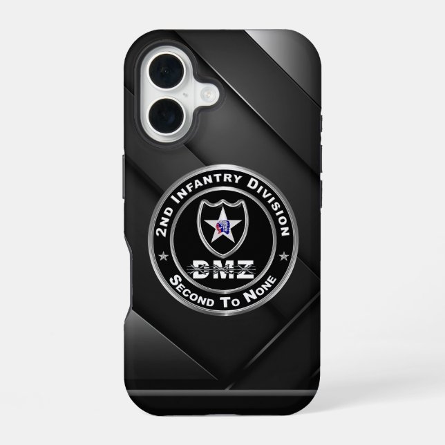 2nd Infantry Division DMZ iPhone 16 Case (Back)