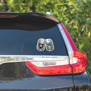 2nd Infantry Division Dog Tags Car