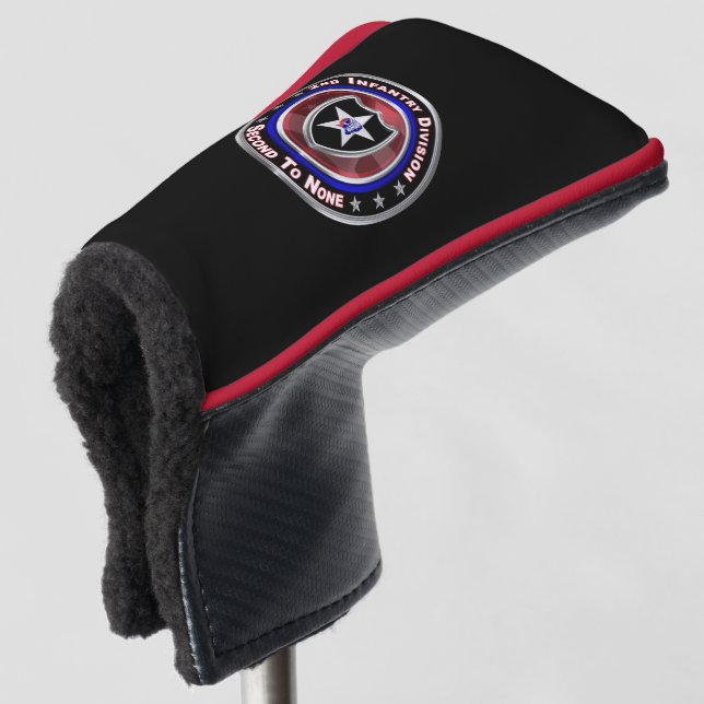 2nd Infantry Division “Indianhead Division” Golf Head Cover (3/4 Front)