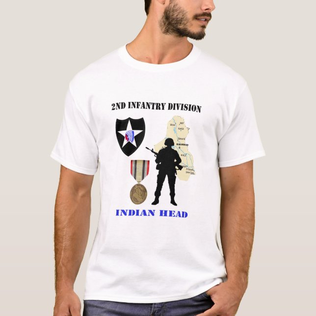 2nd Infantry Division Iraq Vet Shirt (Front)