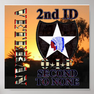 2nd Infantry Division OIF Veteran Poster