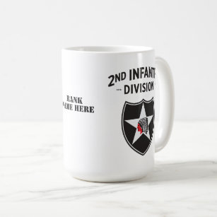2nd Infantry Division Patch - Customisable Coffee Mug