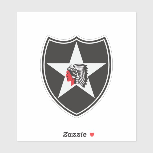 2nd Infantry Division Patch (United States) (Sheet)