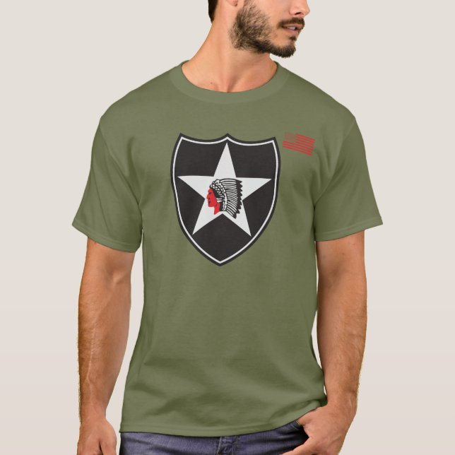 2nd Infantry Division Patch (United States) T-Shirt (Front)