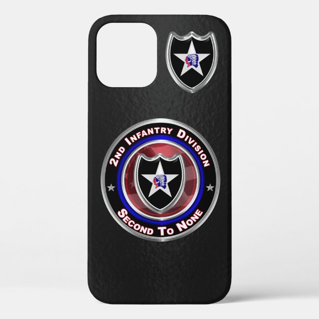 2nd Infantry Division “Second To None” Customised Case-Mate iPhone Case (Back)