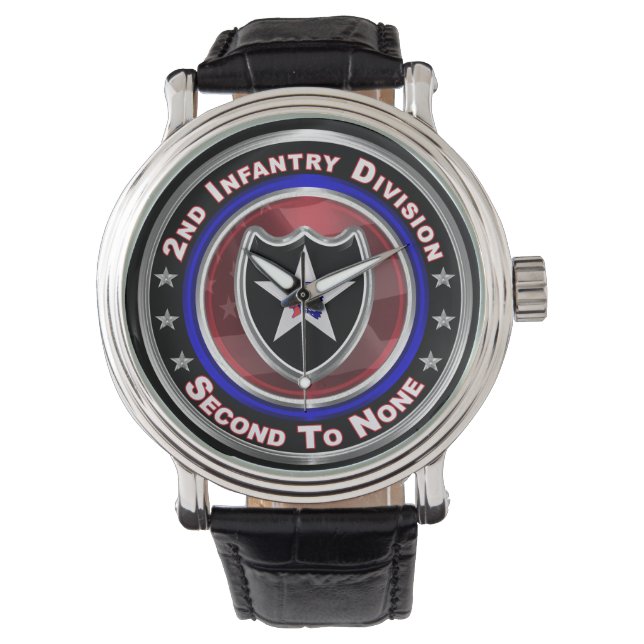 2nd Infantry Division “Second To None” Watch (Front)