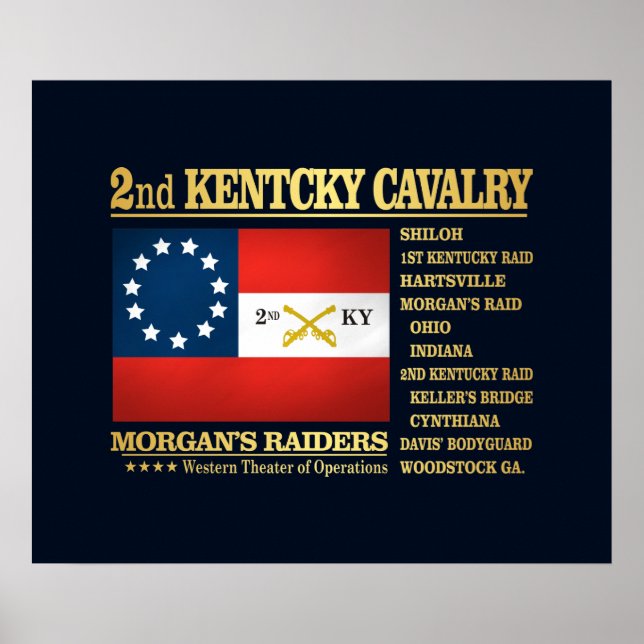 2nd Kentucky Cavalry (BA2) Poster (Front)