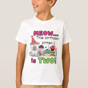 2nd Kitten Birthday Tshirts and Gifts