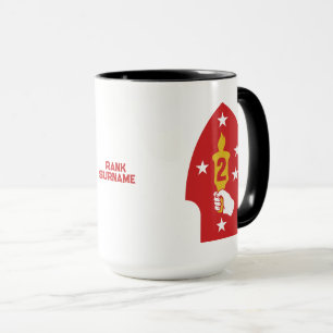 2nd Marine Division "The Silent Second" Custom Mug