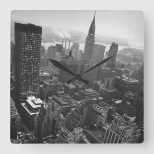 2nd May 1961:  The Chrysler building in New York Square Wall Clock