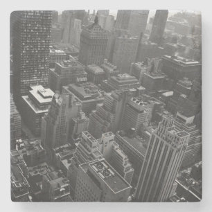 2nd May 1961: The Chrysler building in New York Stone Coaster