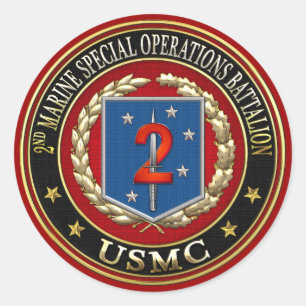 2nd MSOB [3D] Classic Round Sticker