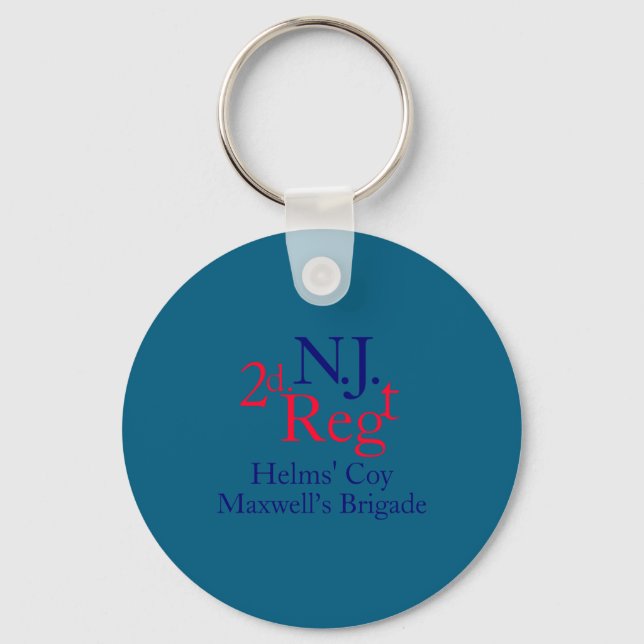 2nd New Jersey Regiment  Key Ring (Front)