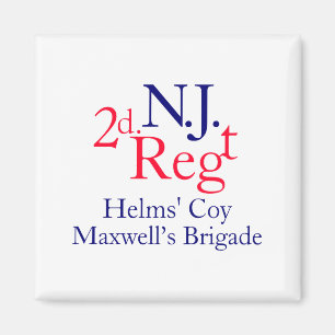 2nd New Jersey Regiment  Magnet
