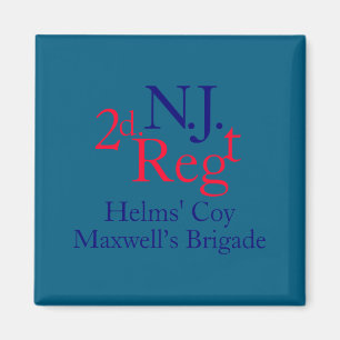 2nd New Jersey Regiment  Magnet