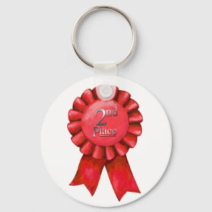 2nd Place Ribbon Key Chain