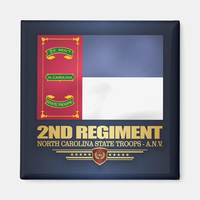 2nd Regiment, North Carolina State Troops Magnet (Front)