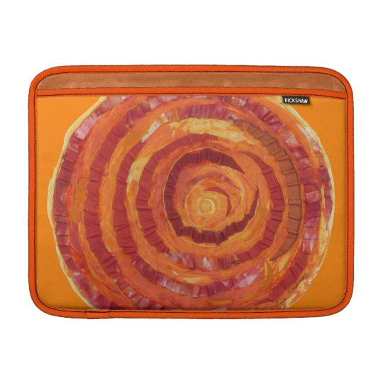 2nd-Sacral Chakra Artwork Fabric- Paint #2 Sleeve For MacBook Air