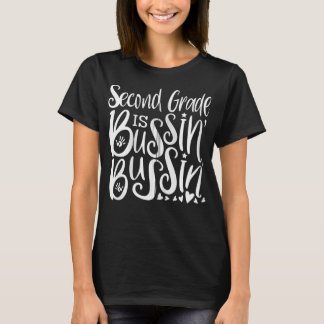 2nd Second Grade Bussin Bussin Teacher Team Zip Ho T-Shirt