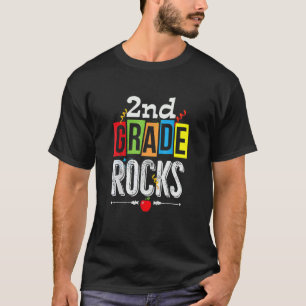 2nd Second Grade Rocks Back To School T-Shirt
