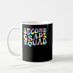 2nd second grade squad teacher Back To School Retr Coffee Mug
