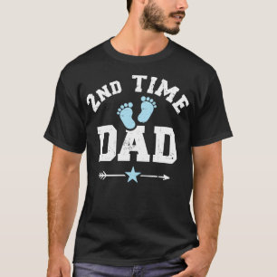 2nd second time Dad baby announcement 1 T-Shirt