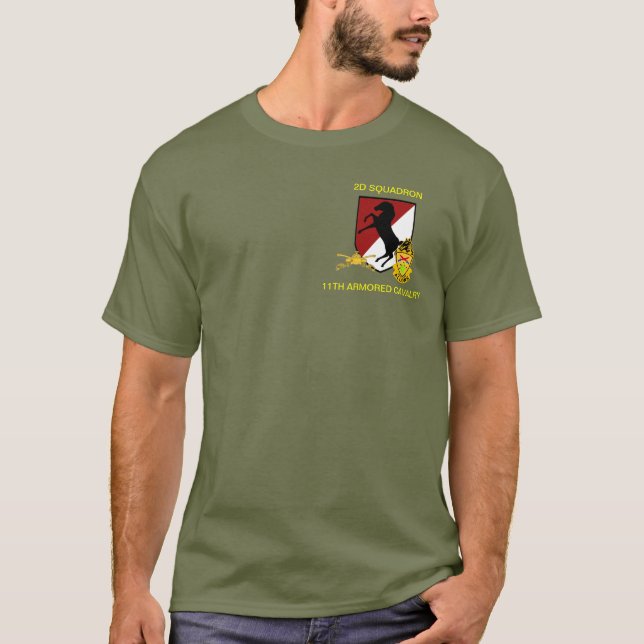 2ND SQUADRON 11TH ARMORED CAVALRY T-SHIRT (Front)