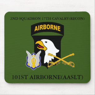 2ND SQUADRON 17TH CAVALRY(RECON) 101ST AIRBORNE MOUSE MAT