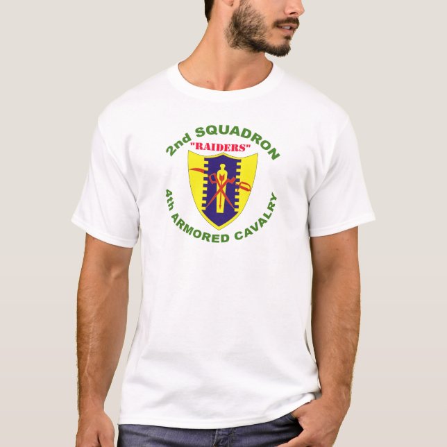 2nd Squadron  4th Armoured Cavalry Regiment T-Shirt (Front)