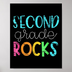2nd Teacher Team - Second Grade Rocks Poster