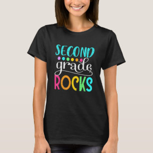 2nd Teacher Team Second Grade Rocks T-Shirt