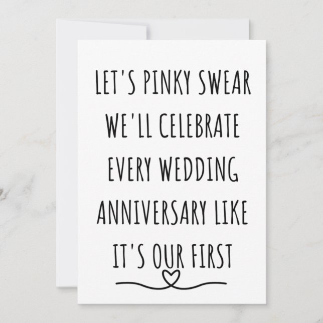 2nd wedding anniversary card (Front)