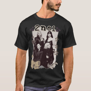 2NE1 Scrapbook Collage Cosy Gold Y2K Preppy Vintag T-Shirt