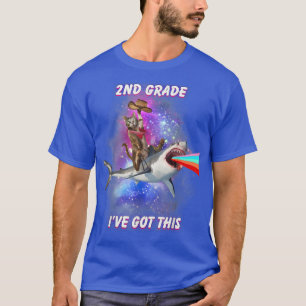 2st Grade Back to School Ive Got This Cute Cat Sha T-Shirt