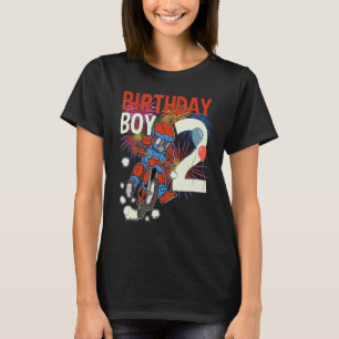 2th Birthday Dirt Bike Boy Party Offroad Biking 2 T-Shirt