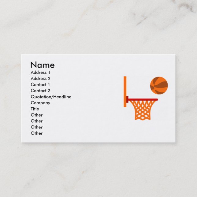 2TheHoop Business Card (Front)