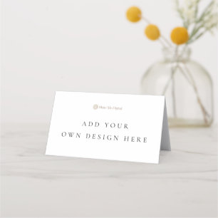 2x3.5 inch Tented Place card