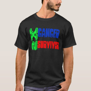 2X Cancer Survivor - Customisable T - Dark T-Shirt