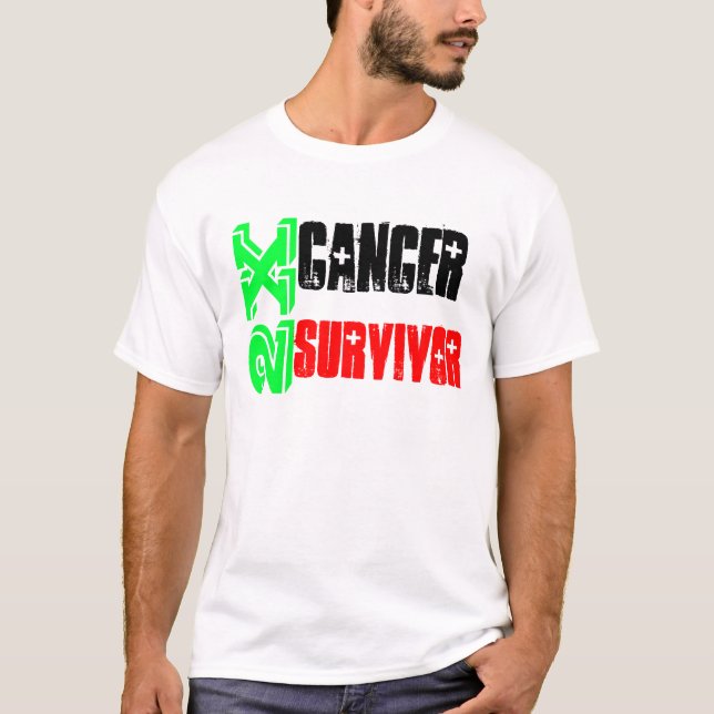 2X Cancer Survivor - Customisable T T-Shirt (Front)