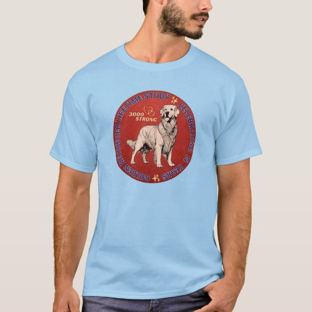 3000 Strong Red Circle T-Shirt (Front)